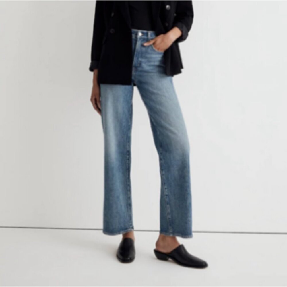 Madewell Perfect Vintage Wide-Leg Jeans Women's 29P Heathcote - Picture 10 of 10